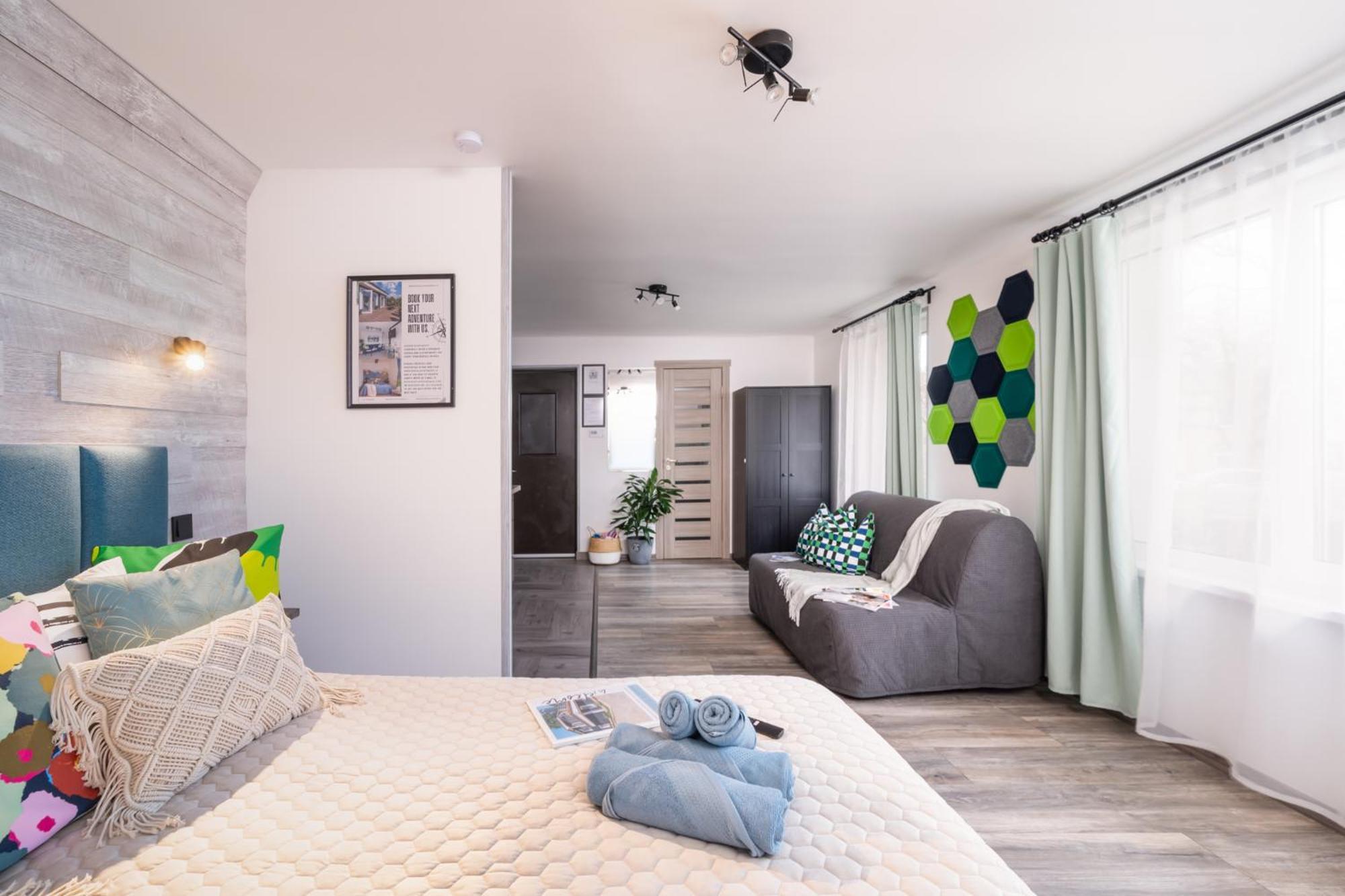 Green Garden & Private Parking Apartments With Playground リガ エクステリア 写真